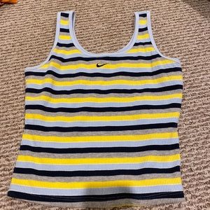 Vintage Nike striped tank top